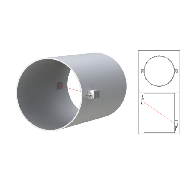 ST501 PT100 Ultrasonic Energy Meter Clamp On Type Employing Transit Time Technology for Liquid Flow Measurement in Pipes