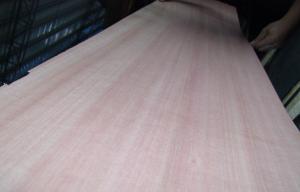 China Red Okoume Quarter Cut Veneer For Flooring And Door on sale