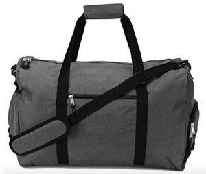 Quality Custom Design Unisex Gym Duffel Bag With Pockets Blue / Black / White / Sliver Color for sale