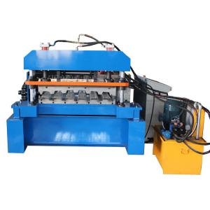 Quality Metal Steel Sheet Decking Floor Production Roll Forming Line Machine PLC for sale