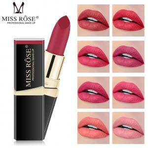 Quality New Makeup Suppliers China Euramerican style Dark chocolate mist face matte lipstick Chestnut brown hight quality for sale