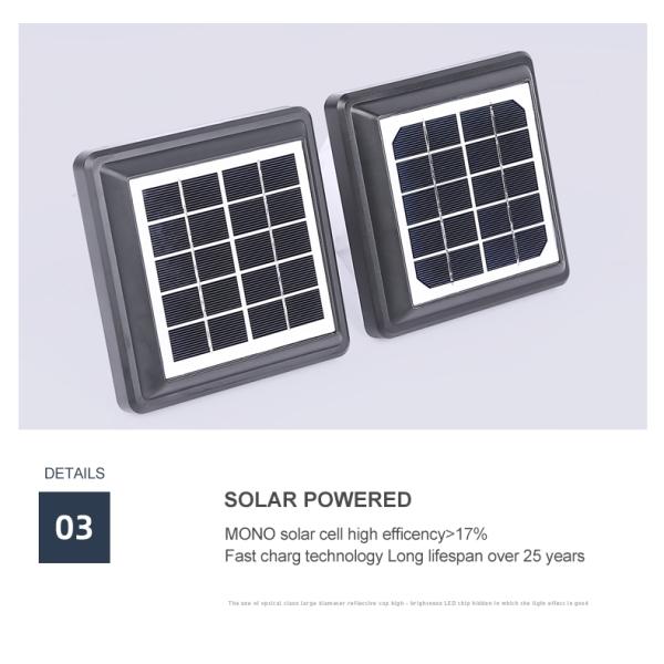Light Control Stomproofing Pathway Ground Lightting Outdoor Solar LED Landscape Light