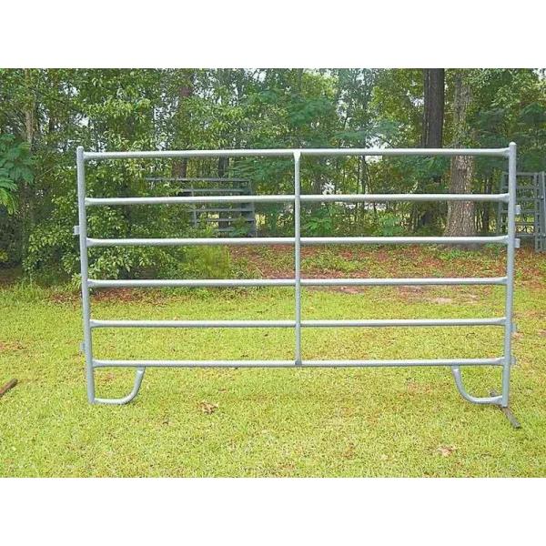 Heavy Duty Hot Dipped Galvanized Corral Panel Fence Round Pipe Horse Panels