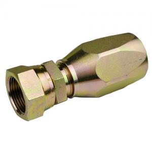Quality Brass Reusable Hose Fittings / Female Bsp 60 Cone Fittings 22618d-R5 for sale