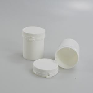 China PP Tear Pull Cap Bottle 80g Chewing Gum Plastic Bottle with Straight Round Design on sale