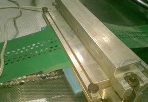 Buy cheap Low Noise PVC Conveyor Belts Different Colors Anti - Static Wtih Punching Holes from wholesalers