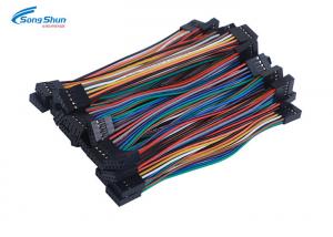 Quality PVC Jacket Ribbon Cable Assemblies , Dupont Connector Cable Assembly for sale