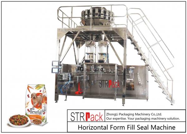 Buy Pet Food Doypack Bag Premade Pouch Packaging Machine With Multi Head Scale And Metal Detector Machine at wholesale prices