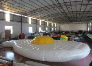 Quality Cute Egg Design Inflatable Water Games Inflatable Safety Mat 9.7 X 5.2m 0.65mm Pvc Tarpaulin for sale