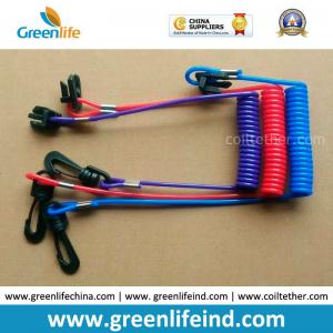 Quality Hot Selling Plastic Spring String and Cotton Core Safety Hand Motor Switch Lanyard for sale
