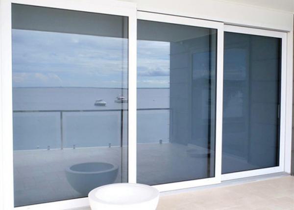Buy Sliding Glass Commercial Aluminium Doors Powder Coated With Undisturbed Views at wholesale prices