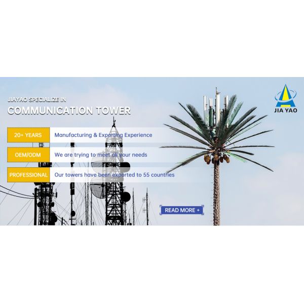 Hot Dip Galvanized Artificial Tree Desert Gobi Bionic Populus Euphratica Anti-Sand Camouflaged Telecom Tower