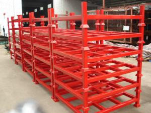 Quality Customised Adjustable Stacking Shipping Stack Rack With Steel Plate for sale
