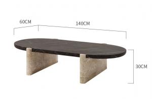 Quality Nordic Modern Hotel Furniture Natural Stone Coffee Table for sale