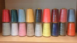 Quality Eco-Friendly Dyed Pattern TFO Sewing Polyester Thread 20S/3 3000M for sale