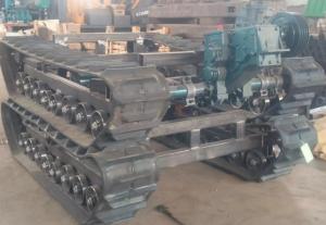 Quality OEM 3000 KG Rubber And Steel Crawler Track Undercarriage For Construction Machinery for sale