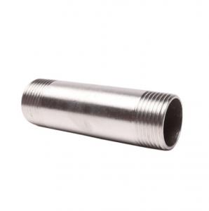 China 1/4''-4.0'' Stainless Steel Male Thread Pipe Nipple for Sanitary Double Pipe Fittings on sale