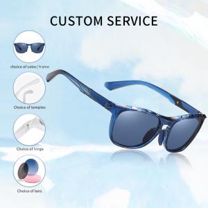 Quality TR90&PC Frame Customized Sunglasses Polarized For Men Women for sale