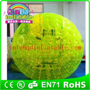 Quality QinDa Inflatable Aqua Zorb Ball for sale human bubble ball Grass Zorbing Ball for sale