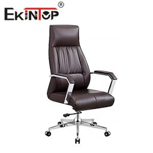 Quality Luxury Executive Leather Chair Height Adjustable Upholstery Leather Office Chairs for sale