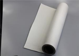 Quality White Polyester Filter Material Excellent Tear Resistance Flawless Finish Soft Texture for sale