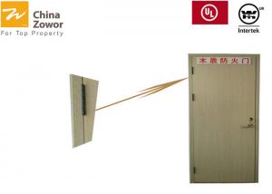 Quality Laminating 1.5 Hr Fire Rated Commercial Wood Doors BS Certified for sale