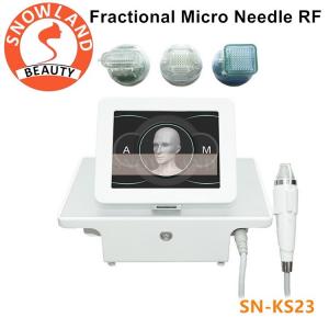 China Micro needle acne scar remover Wrinkles/freckle/pigment/ removal portable fractional rf microneedle machine on sale