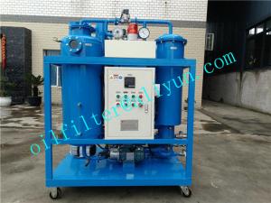China TY Turbine Oil Filtration Plant,vacuum oil purification machine,oil recycling machine for stream turbine,blue color on sale