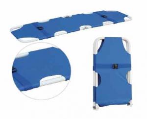 China Hospital Patient Medical Litter Stretcher Bed PVC 92X50X10 CM Folded on sale