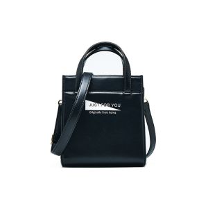 China Crazy Horse Vintage Pu Leather Tote Bag 19 * 18 * 6cm With Long Shoulder Strap on sale