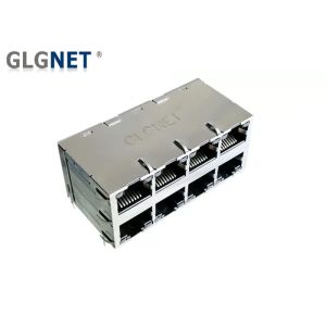 Buy cheap EMI Tabs Rj45 Through Hole Connector 2.5G Integrated Transformer For Ethernet from wholesalers