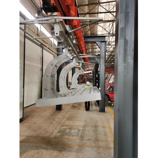 Overhead Power And Free Conveyor System For Heavy Machinery Structural Parts
