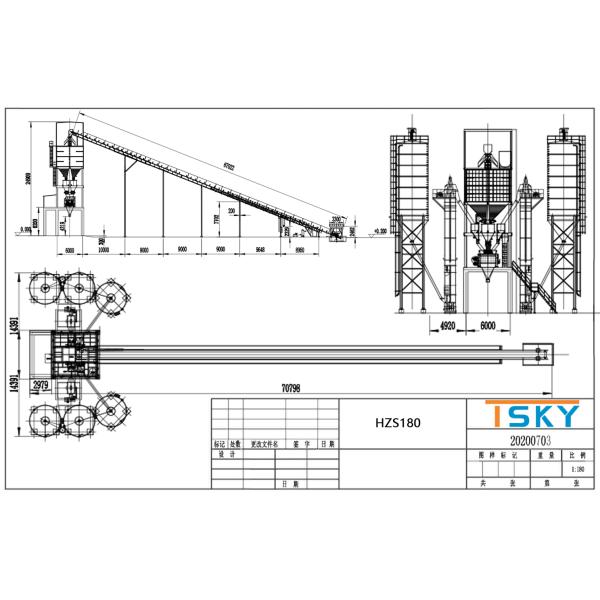 Full Automatic PLD4800 Stationary Batching Plant