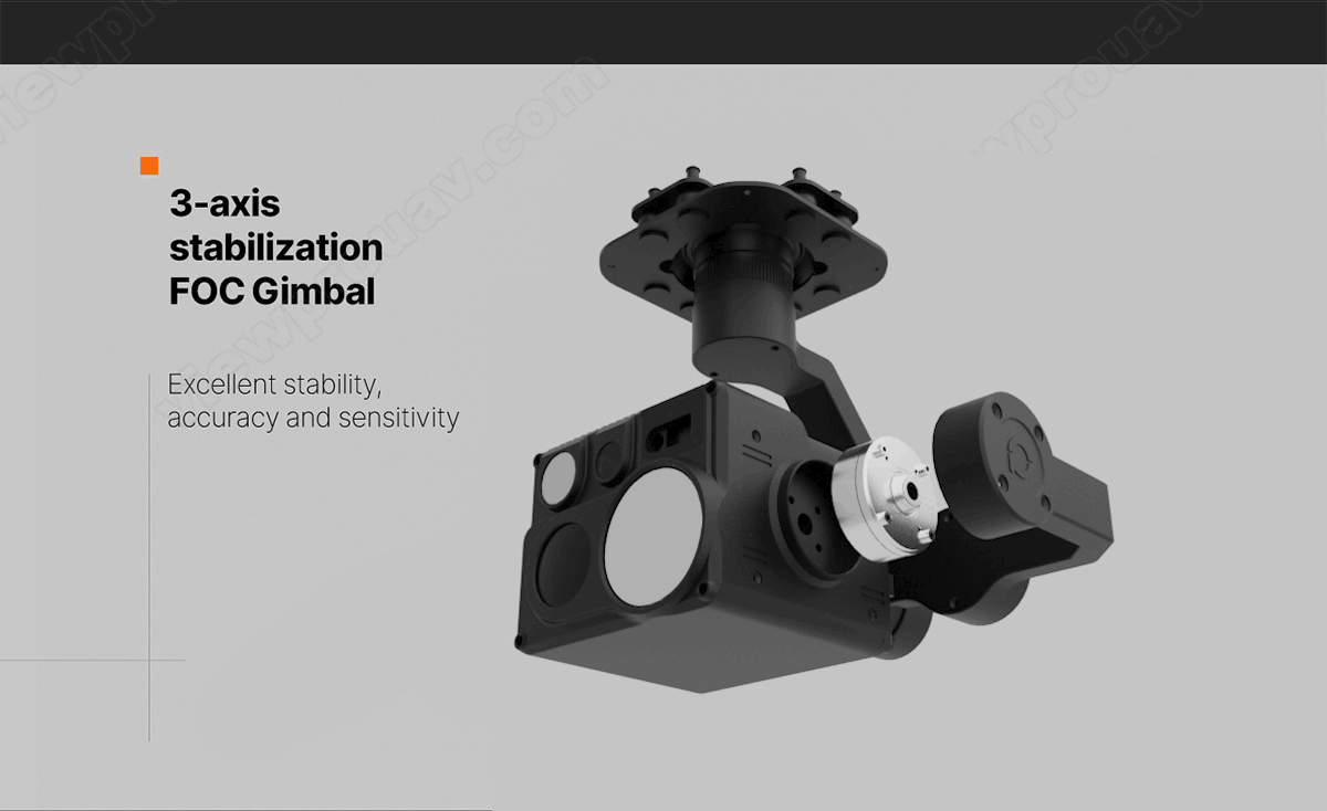Viewpro H30N Multi-sensor EOIR Laser Rangefinder Dual IR Thermal EO Camera Sensor Mapping Aerial Photography UAV