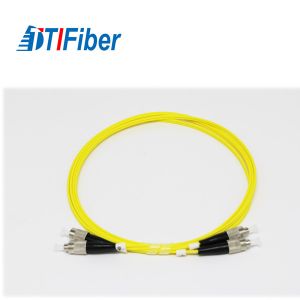 China FC To FC Duplex Single Mode Fiber Optic Network Cable Low Insertion Loss SGS Approval on sale