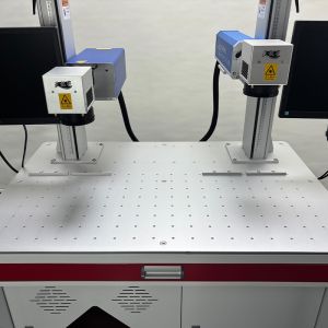 Buy cheap High-precision Dual-column Laser Marking Machine with Aviation Aluminum Beams from wholesalers