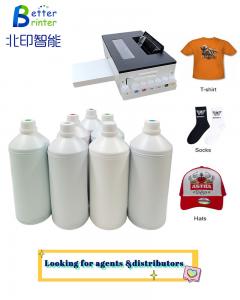 Quality Better Printer White DTF Hot Stamping Ink Pet Heat Transfer Film Toner Printing Ink Xp600 Tx800 I3200 for sale