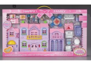 China Collapsible Pretend Play Dollhouse Children's Play Toys With Light And Sound on sale