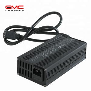 Quality 12V 10A Aluminium Alloy with Fan lithium battery charger for E-scooter CE for sale