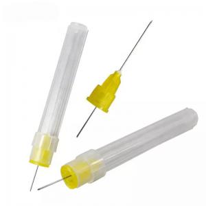 Quality Medical Dental Consumables Disposable 25G 38mm Dental Needles For Anesthesia for sale