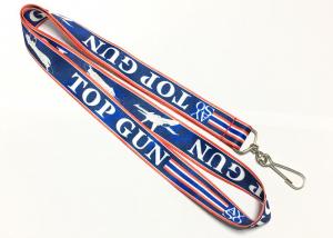 Quality Dye Sublimation Custom Printed Lanyards J Hook For Sports / Camping / Travelling for sale