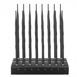 Quality Multifunction 42w Desktop 16 Antenna 4g Cell Phone Jammer for sale