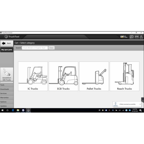 TruckTool Universal Forklift Diagnostic Instrument Service Counter Reset Tool Compatible with Mitsubishi/ET/TCM/Unicarriers