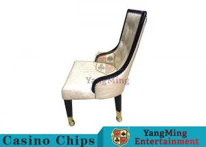 Quality Anti - Corrosion Baccarat Casino Leather Chair With Castors Can Customized for sale