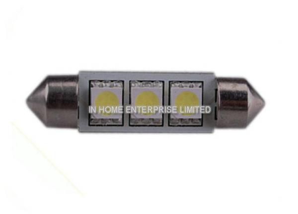 Buy 41MM Festoon 12V 3 LED License Plate Light Bulb Replacement 5050 SMD 360 Degree at wholesale prices