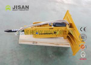 China Wheel Track Mini Hydraulic Post Hole Digger / Breaker Skid Steer on sale