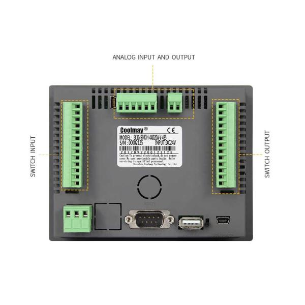 Buy 4.3 Inch Programmable HMI PLC Control Panel linear arc interpolation at wholesale prices