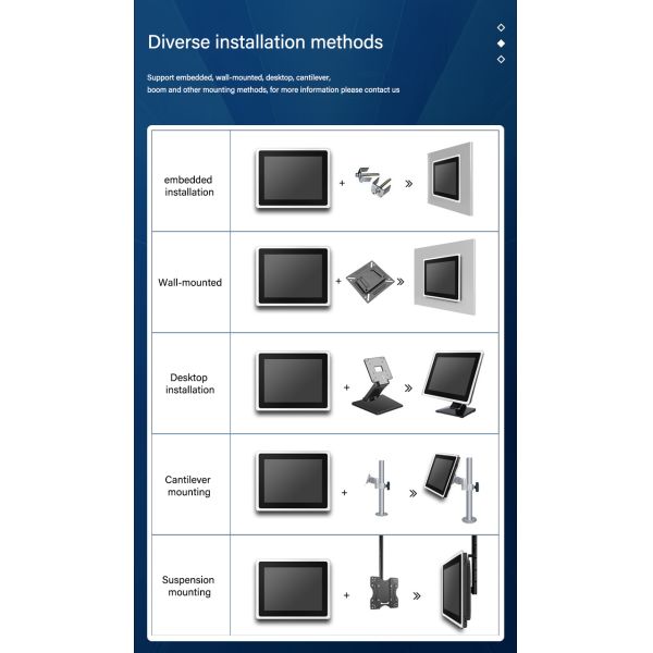 Capacitive Multi Touch Screen Panel Industry Touch Computer 13.3 Inch Tablet Pc All in One Touch Panel Pc
