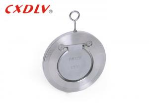 China GB Standard 16P Single Door Wafer Check Valve Stainless Steel CF8 / CF8M on sale