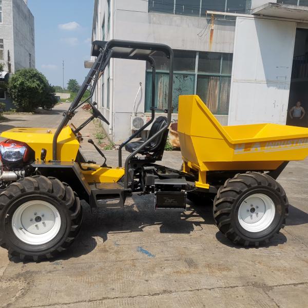 Yellow Rubber Track Tractor Mini Small Tractors For All Terrain